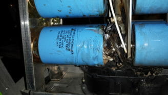 failed UPS capacitor