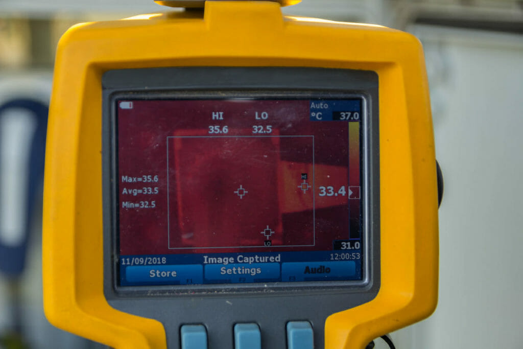 thermal image scanner, thermal imaging